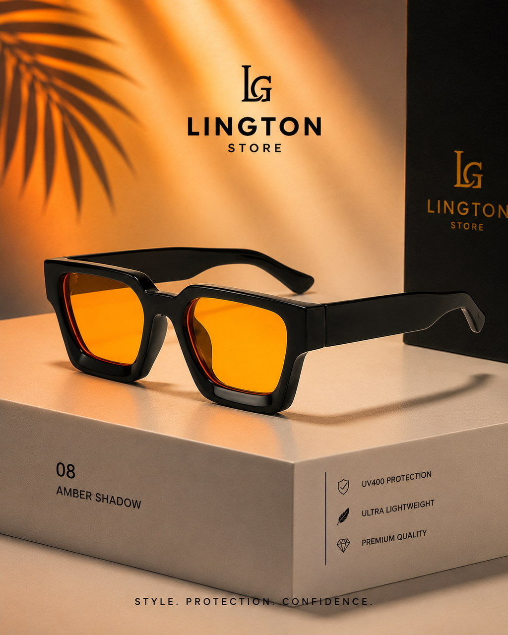 Orange Sunglasses – Lington First Summer Collection